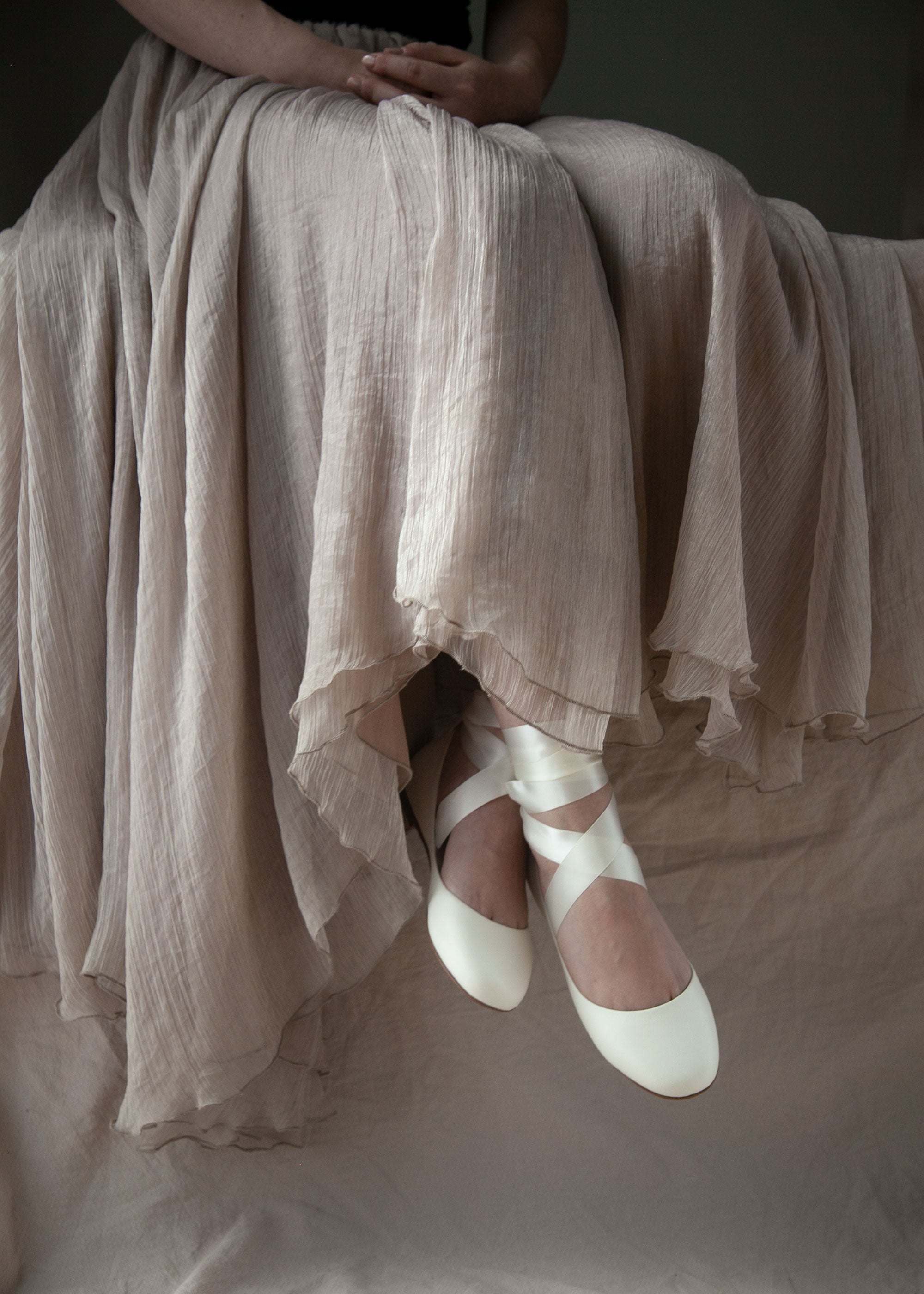 Light Ivory Sienna Ballet Flats