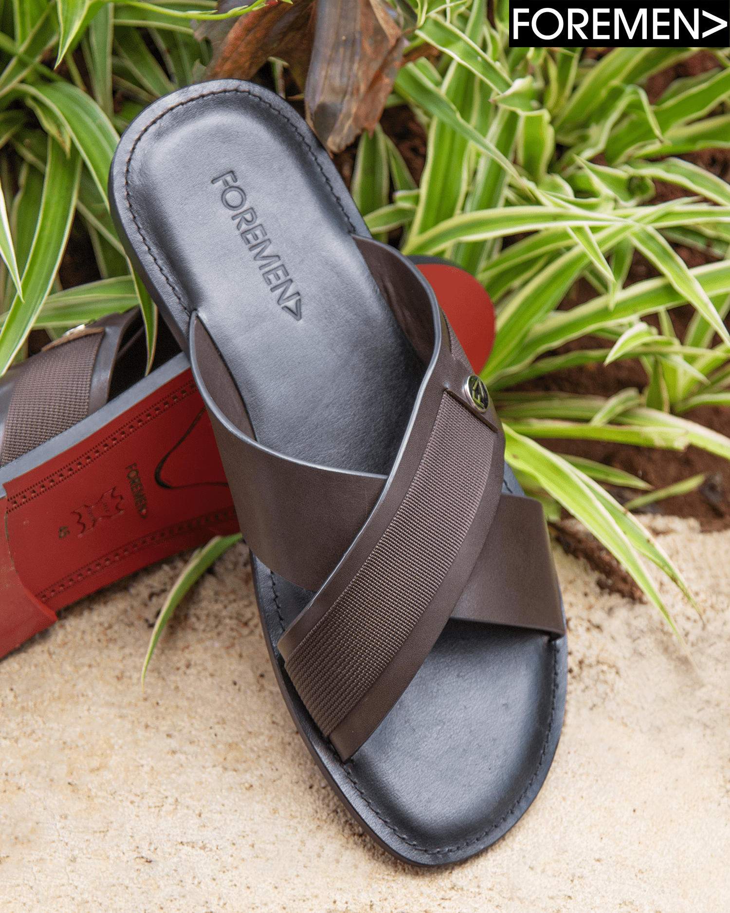 LIMA Coffee Leather Sandals | Buy Online