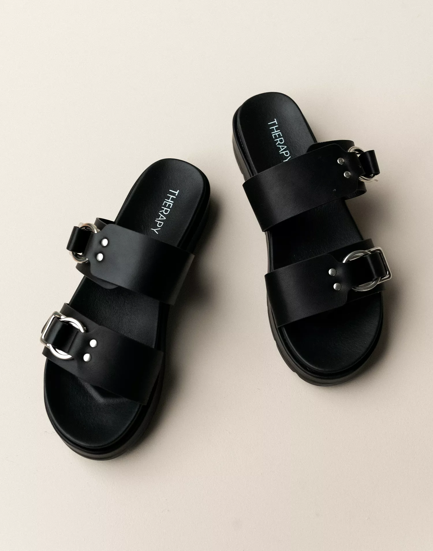 Litmus Sandals, Black - Therapy