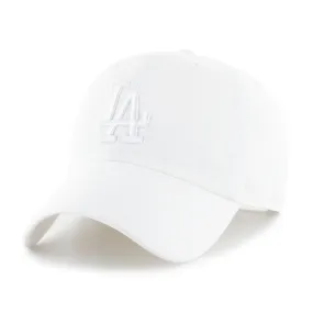 Los Angeles Dodgers 47' Clean Up Cap White Tonal