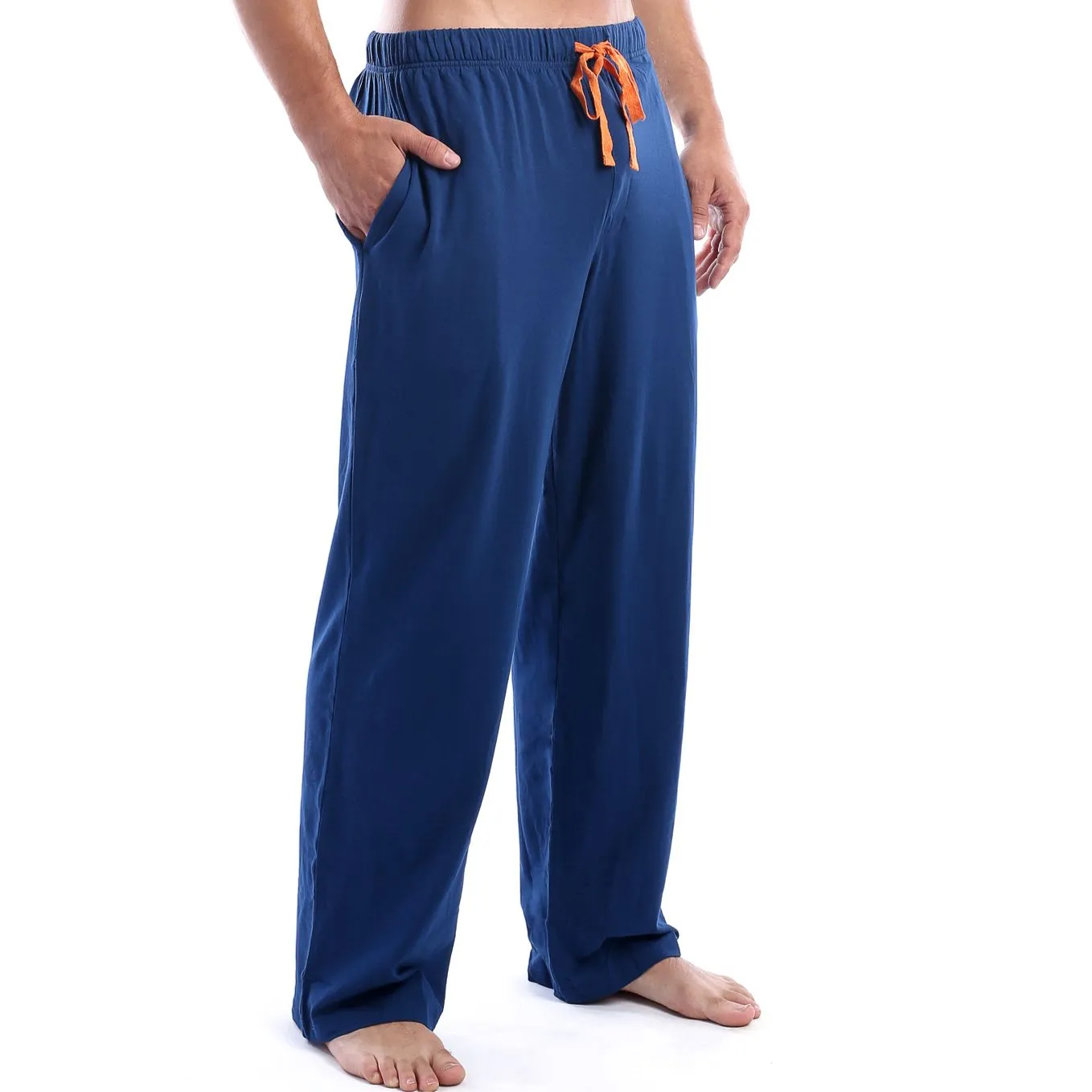 Navy Lounge Pant with Draw String (Size Medium) by Wood Underwear