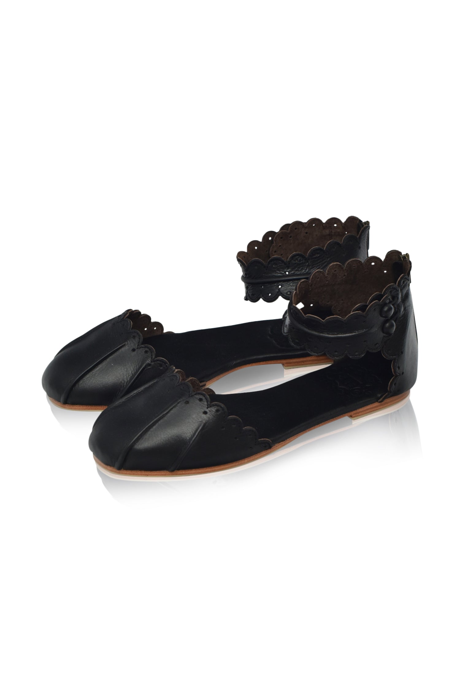 Love Bird Leather Flats - Size 7 and 13: Shop Now