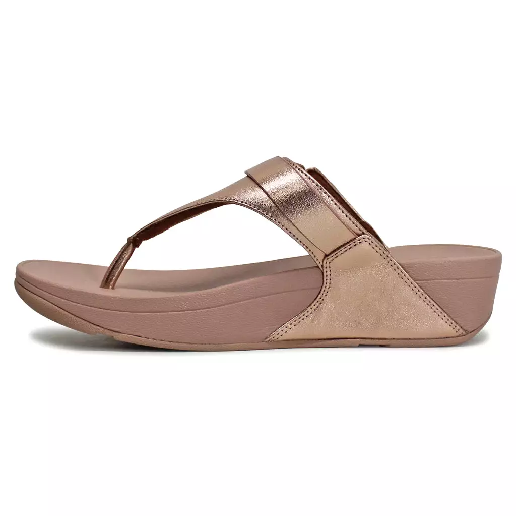 Lulu Women's Adjustable Toe Post Sandals (Leather)