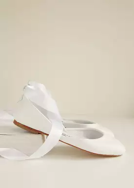 Luna Ballet Flats - Lilly White | Stylish and Comfortable