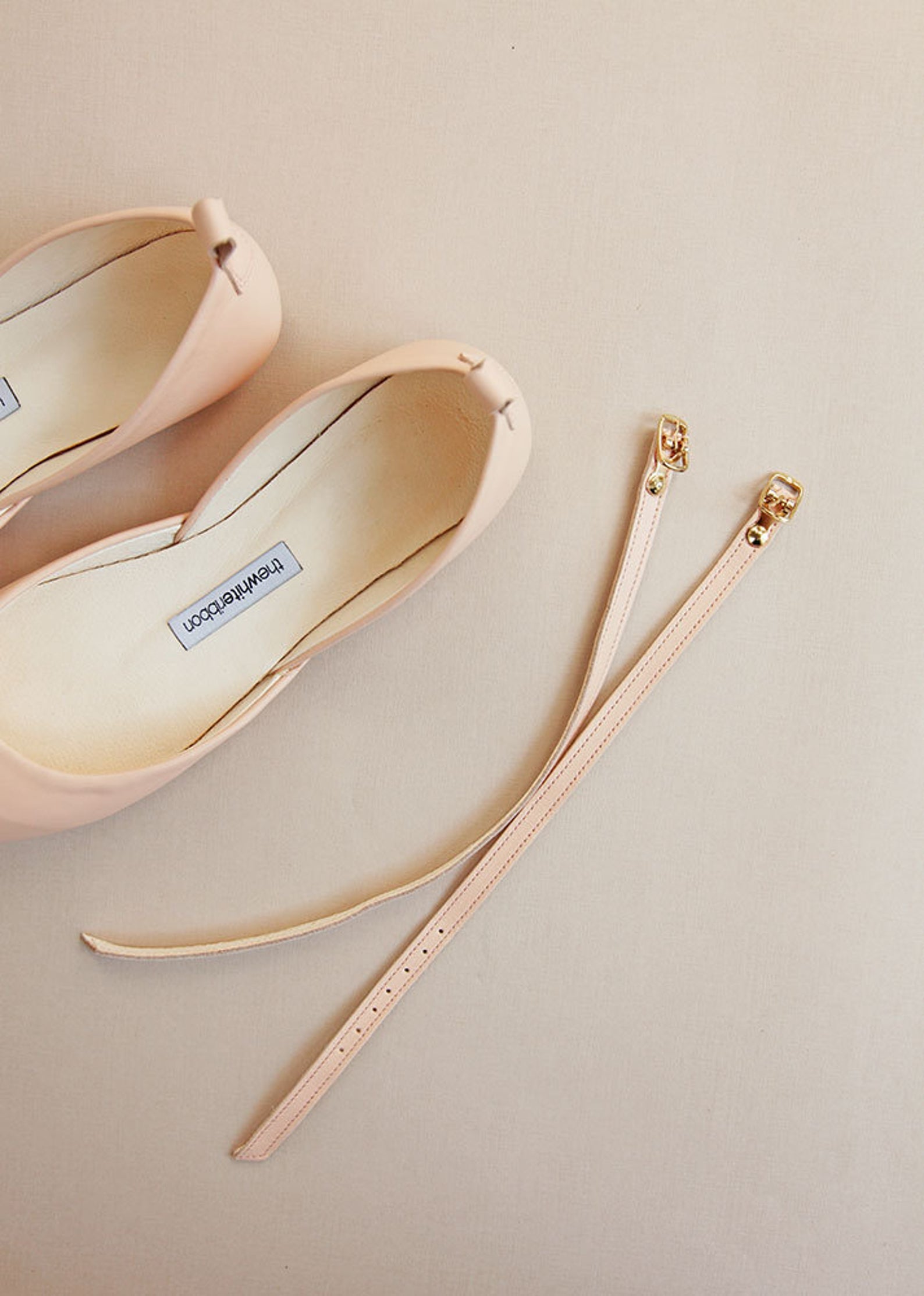 Luna Peach Nude Ballet Flats