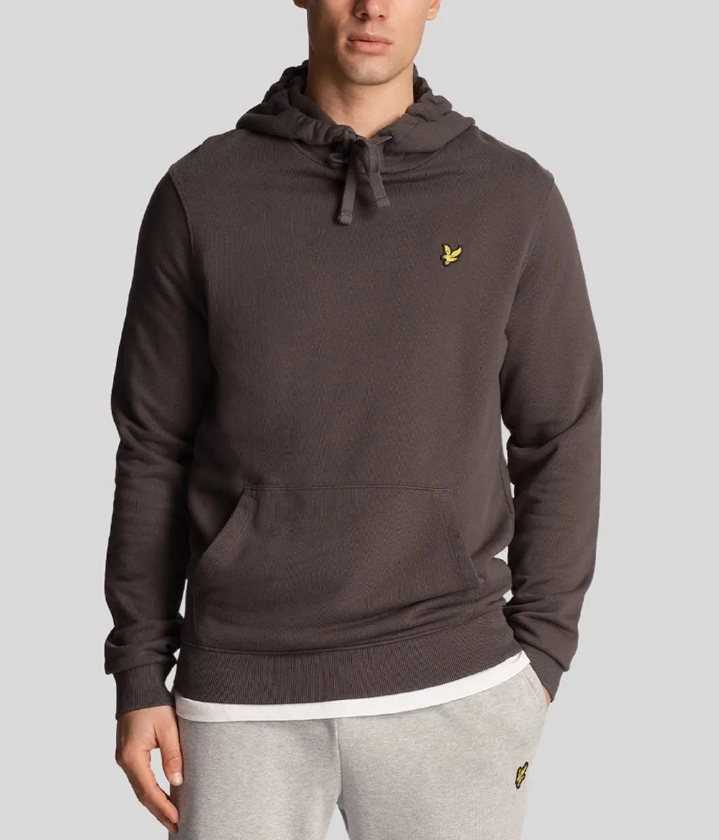 Gunmetal Lyle & Scott Pullover Hooded Sweatshirts