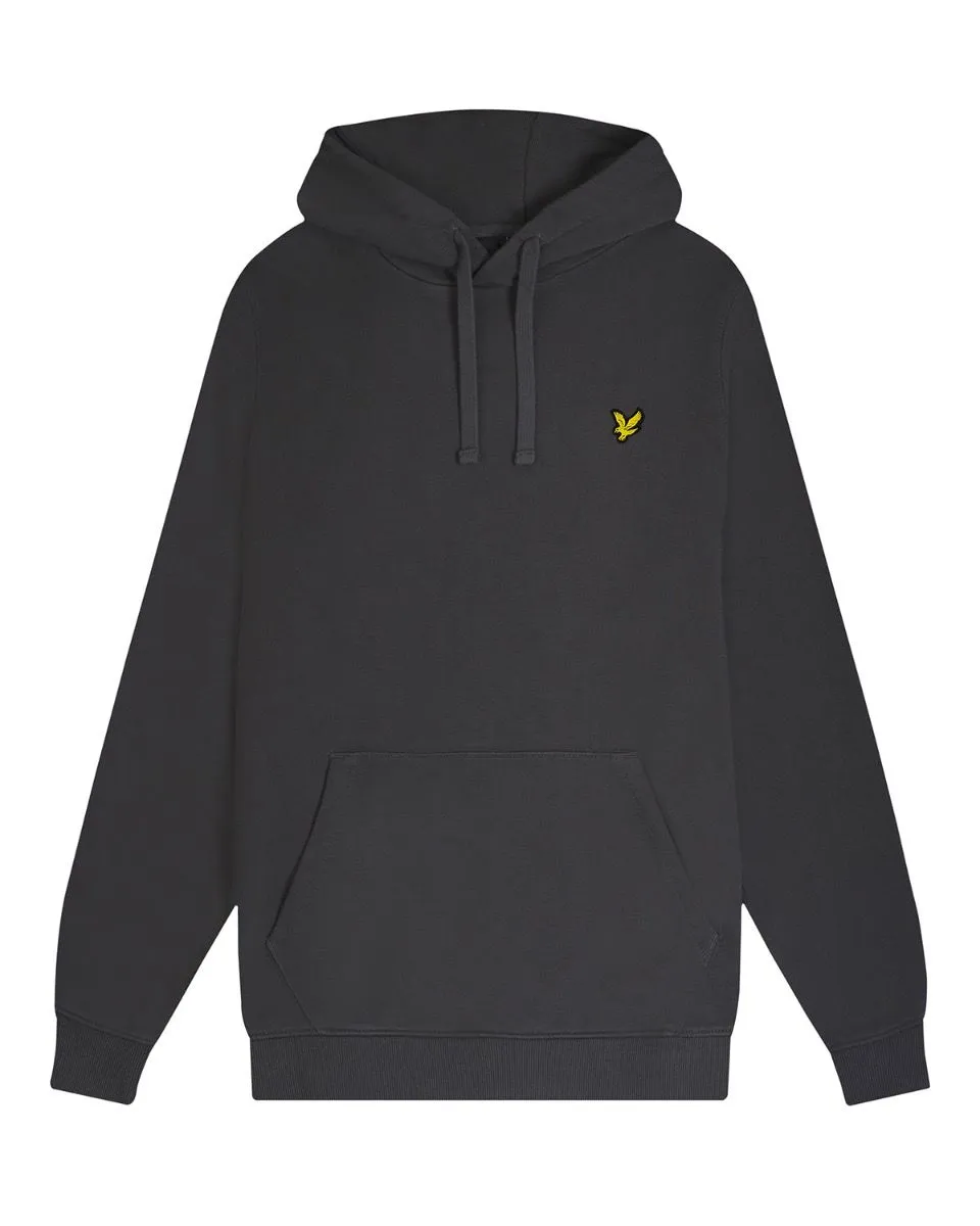 Gunmetal Lyle & Scott Pullover Hooded Sweatshirts