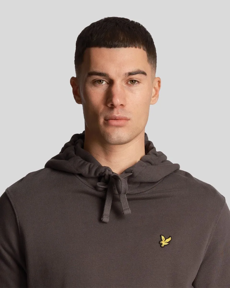 Gunmetal Lyle & Scott Pullover Hooded Sweatshirts