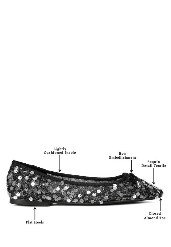 Lysander Sequin Sheer Ballet Flats - Google SEO Result: Sparkly Sheer Ballet Flats - Buy Now!