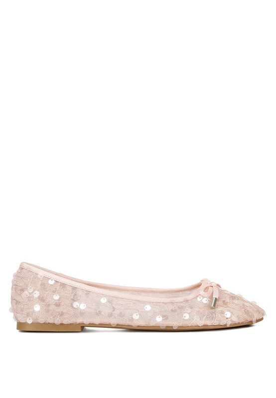 Lysander Sequin Sheer Ballet Flats - Google SEO Result: Sparkly Sheer Ballet Flats - Buy Now!