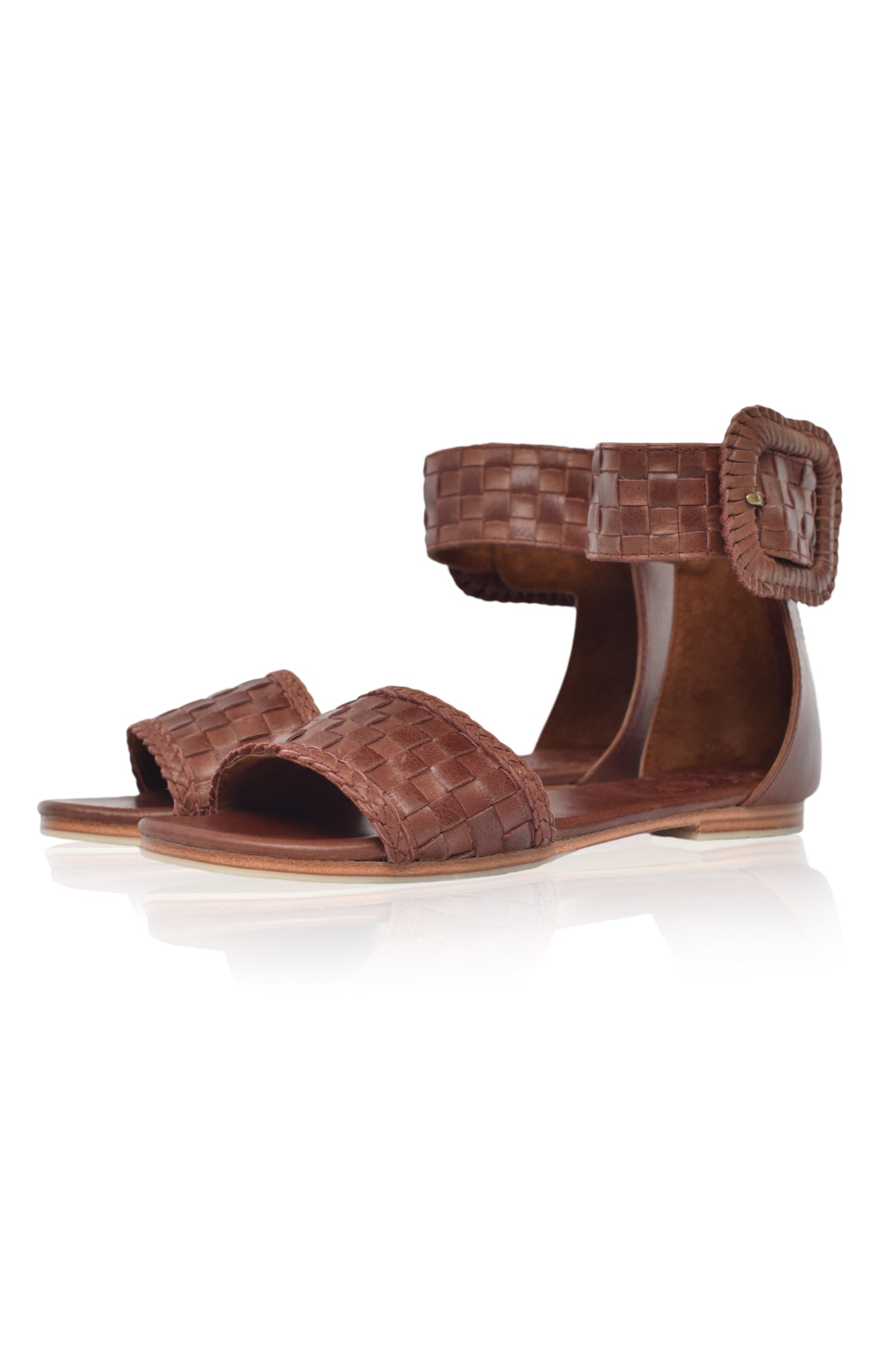 Madagascar Woven Leather Sandals - Shop Now