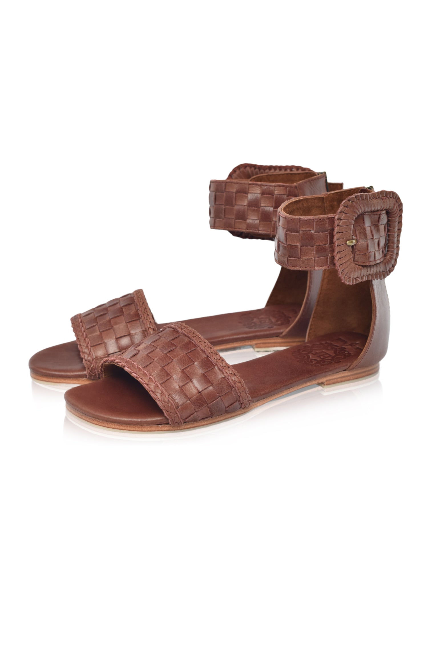 Madagascar Woven Leather Sandals - Shop Now