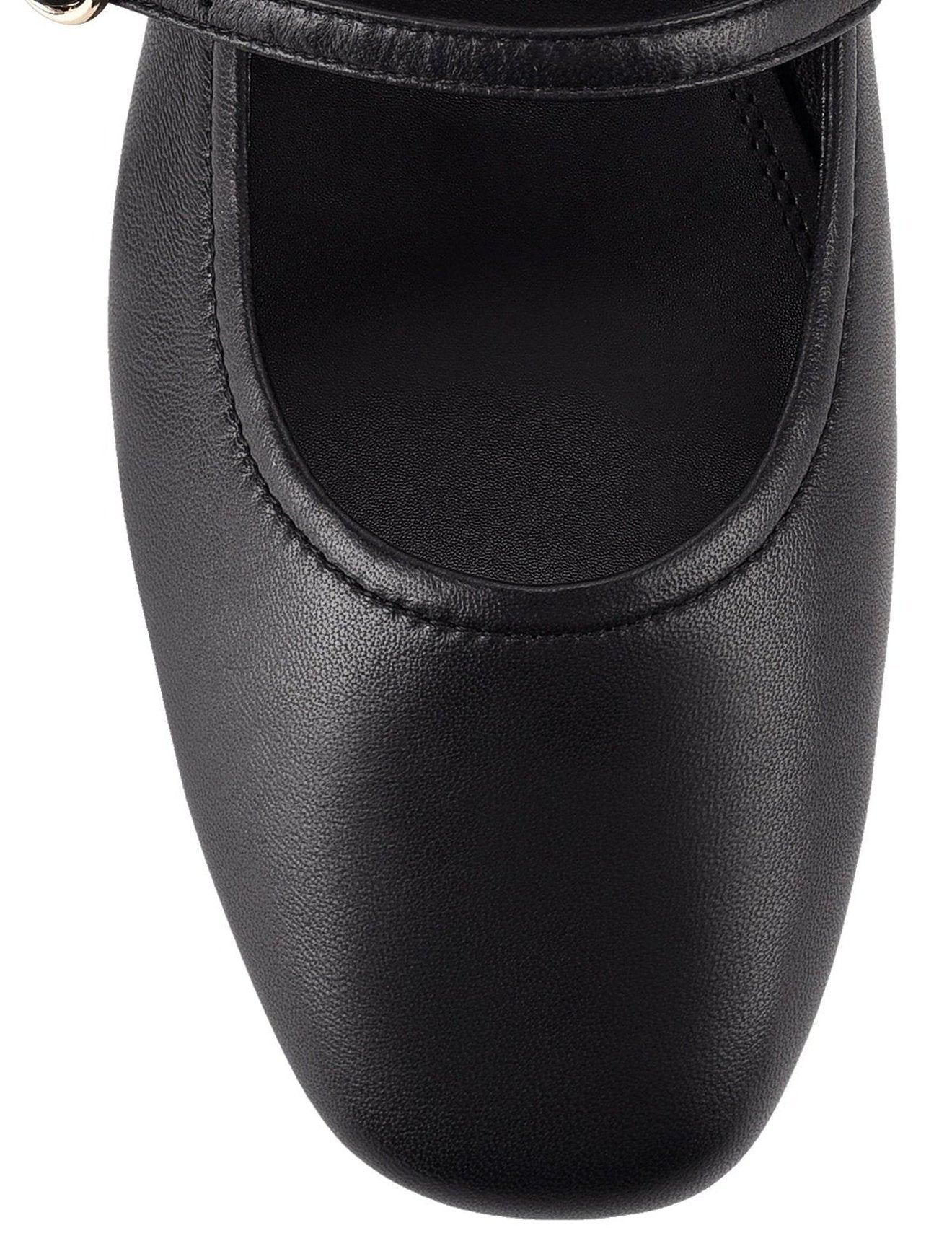 Mary Jane Ballet - Black Leather | Rey Footwear