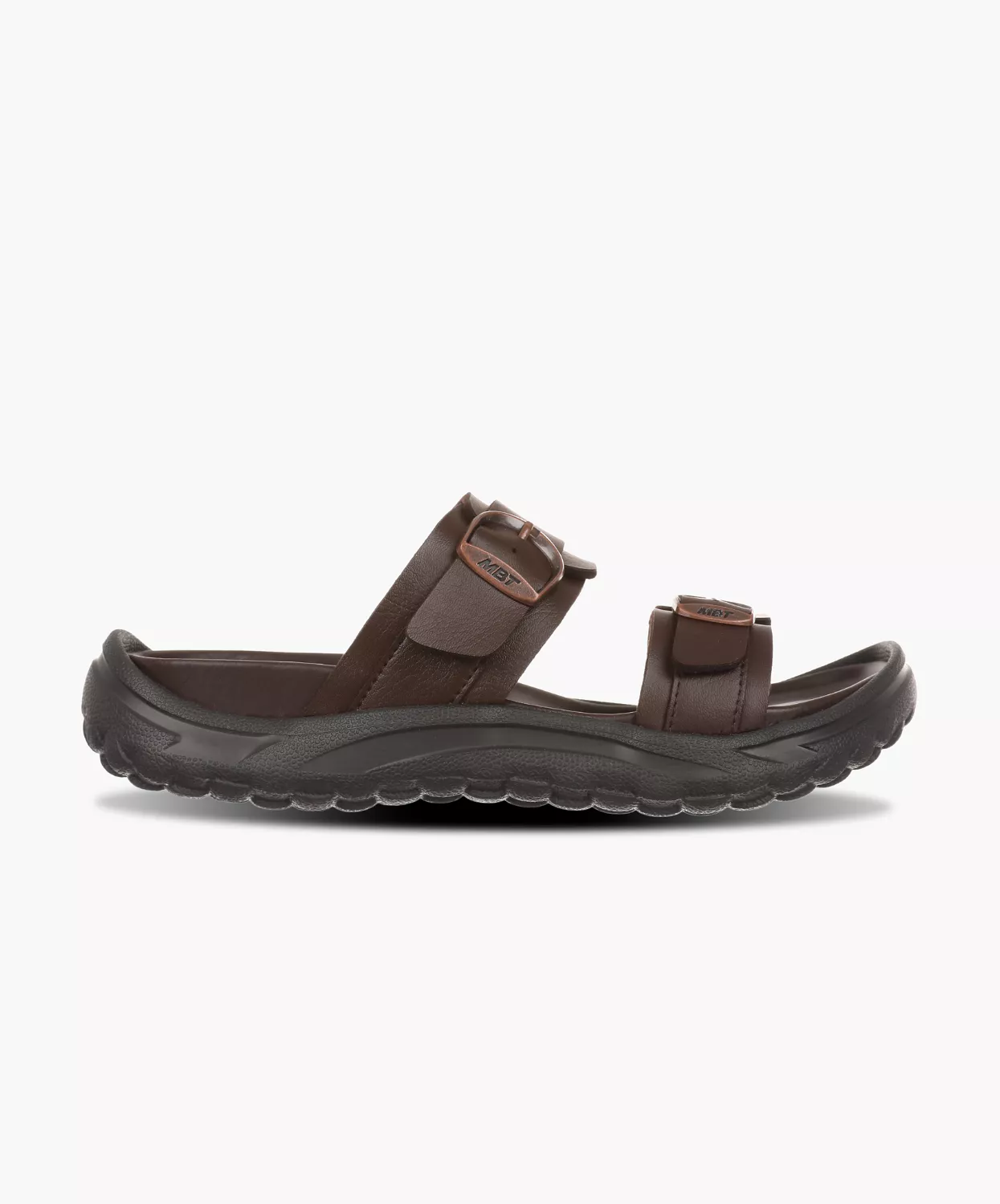 MBT Dark Brown Women's Recovery Sandals - Fuji II