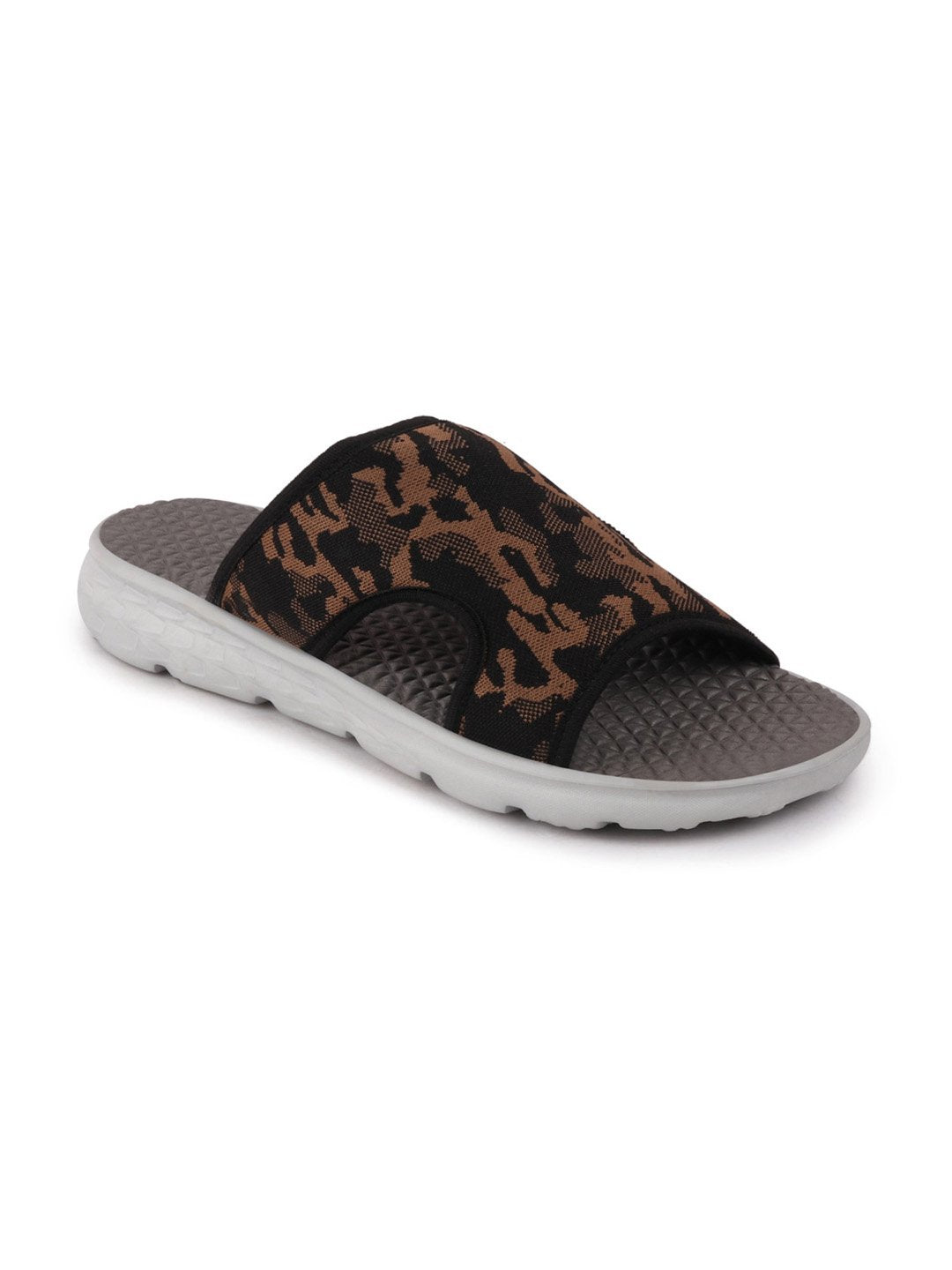 Men Army Casual Army Print Slip-On Slide Flip-Flops