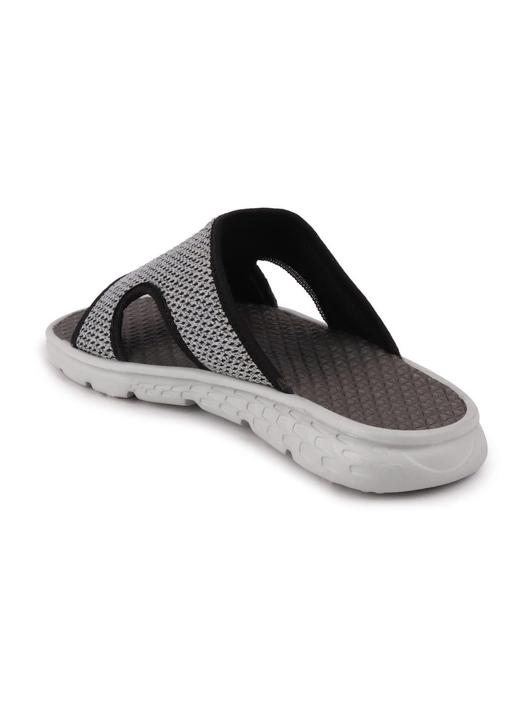 Men Gray Casual Slip-On Slider Flip Flops