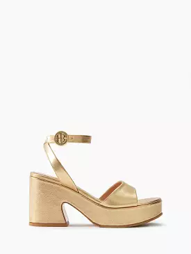 Metallic Heeled Sandal