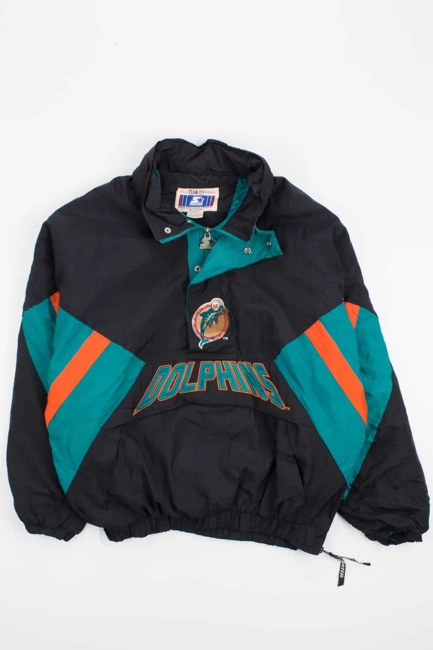 Miami Dolphins Starter Pullover - Heavy Duty