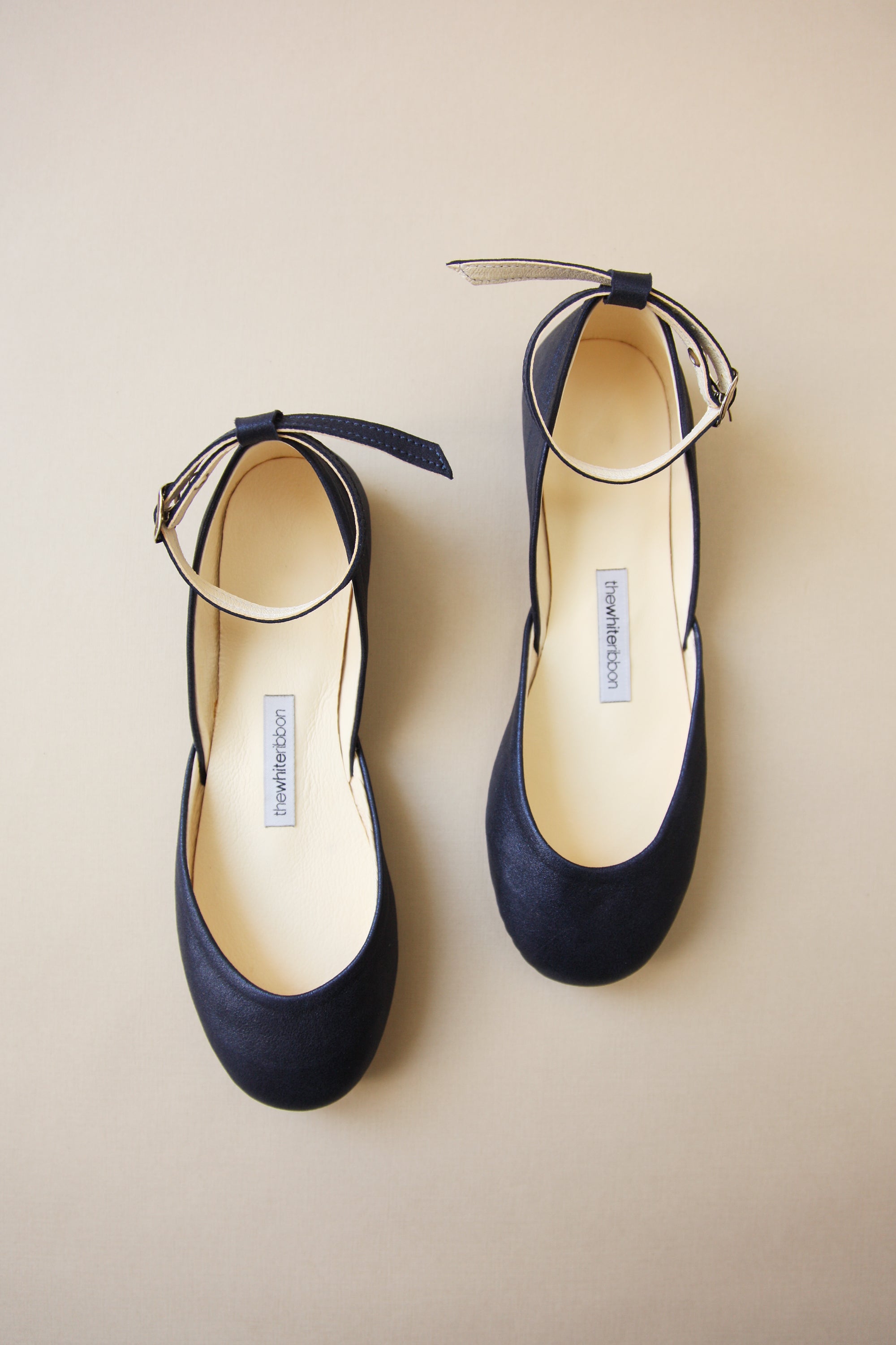 Midnight Blue Avia Ballet Flats