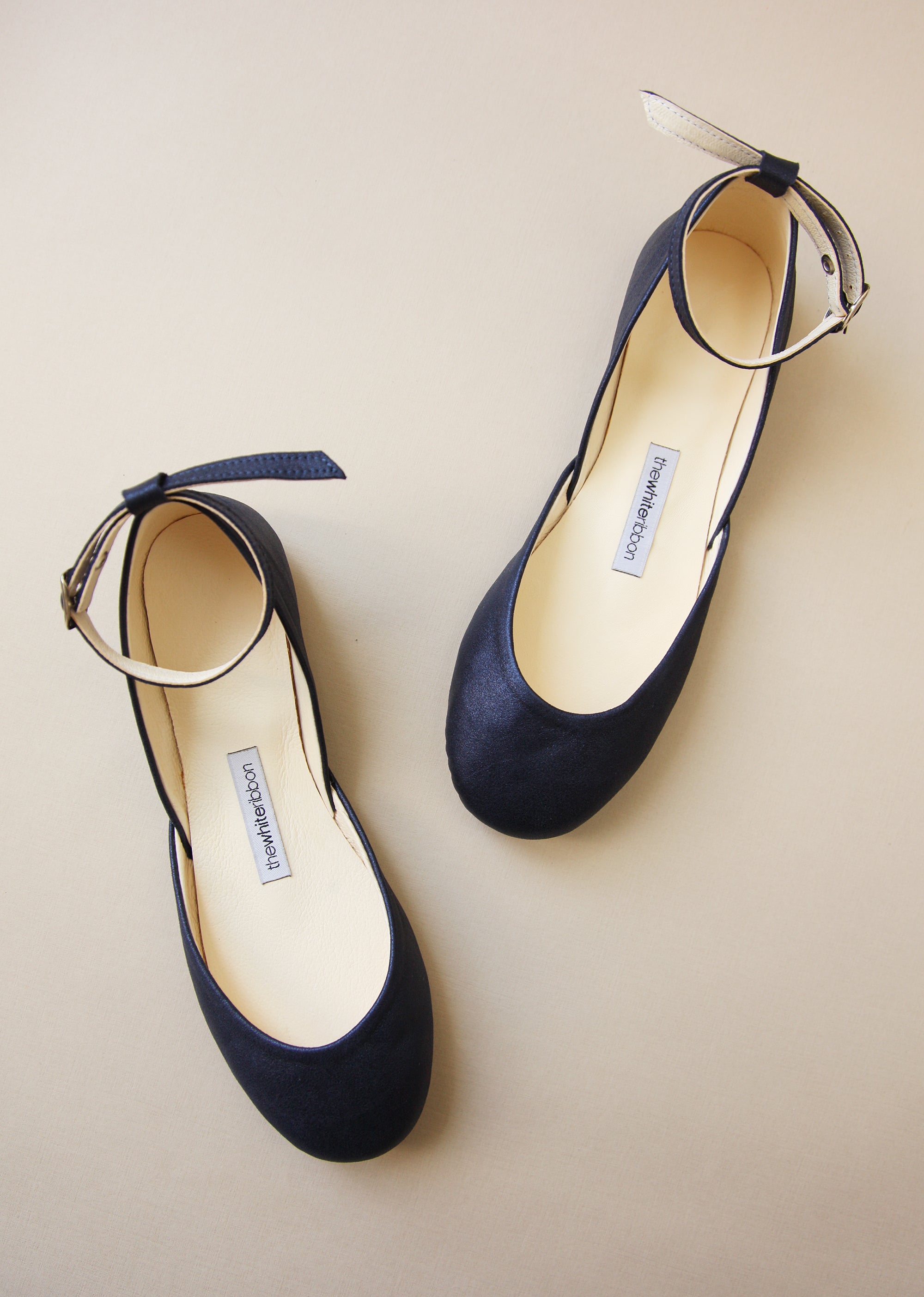 Midnight Blue Avia Ballet Flats