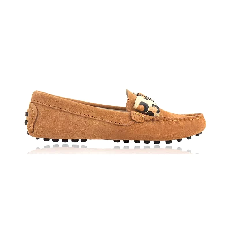 MIYAGINA Women Leather Flats - Spring Moccasins Casual Shoes