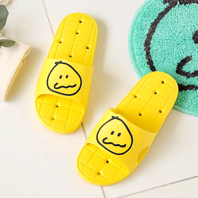 MonagustA Bathroom Slippers Shoes - Soft, Nonslip, Water Hole, Couple Sandals - Perfect Gifts - EVA Cushions - Comfortable, Ligh