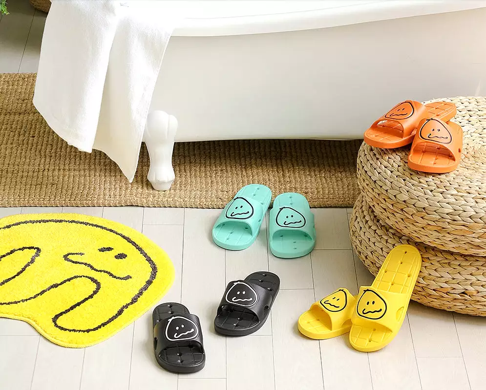 MonagustA Bathroom Slippers Shoes - Soft, Nonslip, Water Hole, Couple Sandals - Perfect Gifts - EVA Cushions - Comfortable, Ligh