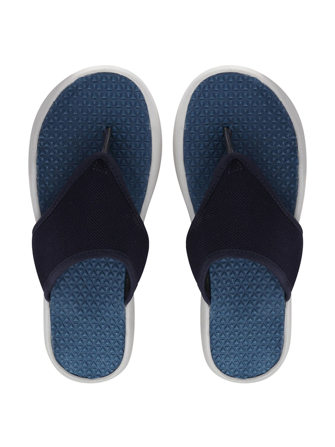 Navy Blue Men's Casual Flip-Flops Slip-On - Only Result