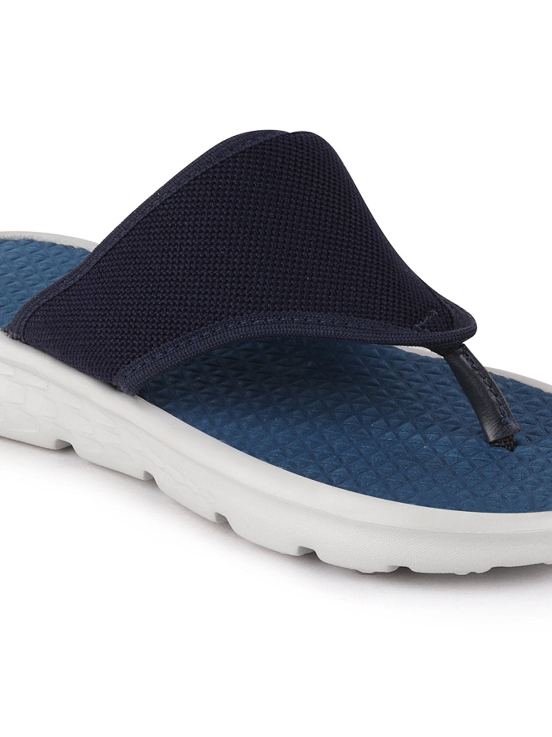 Navy Blue Men's Casual Flip-Flops Slip-On - Only Result