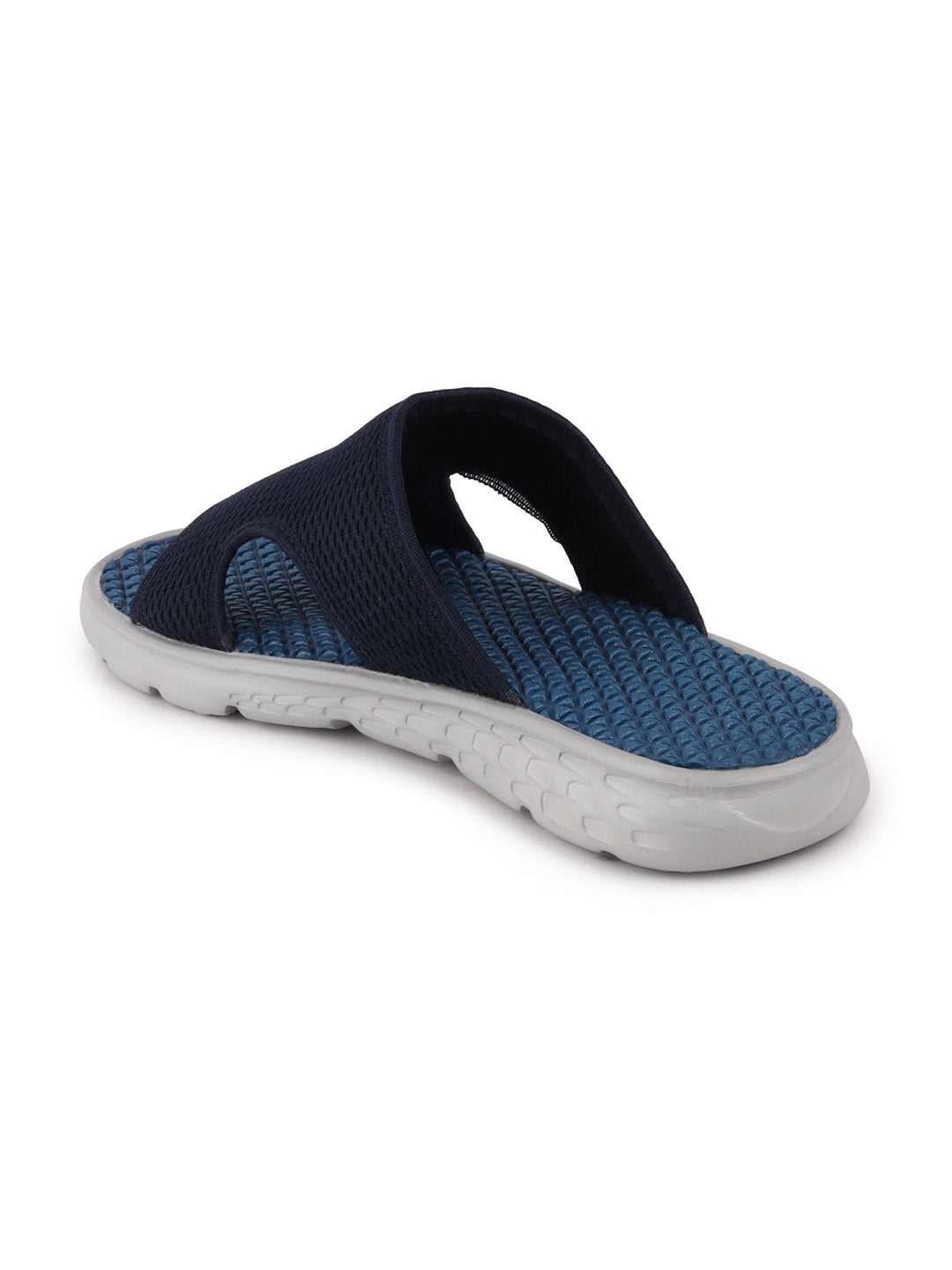 Navy Blue Men's Casual Slider Flip-Flops