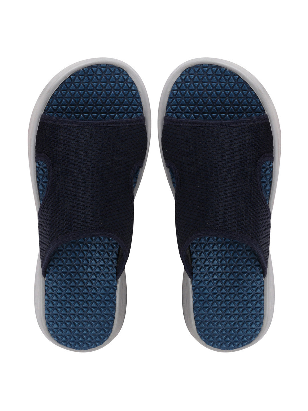 Navy Blue Men's Casual Slider Flip-Flops