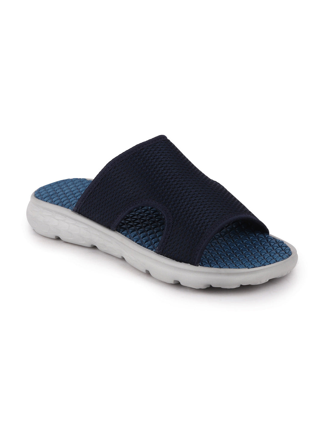 Navy Blue Men's Casual Slider Flip-Flops