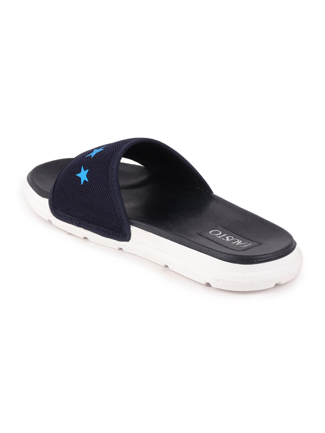 Navy Blue Men's Casual Slip-On Flip-Flops