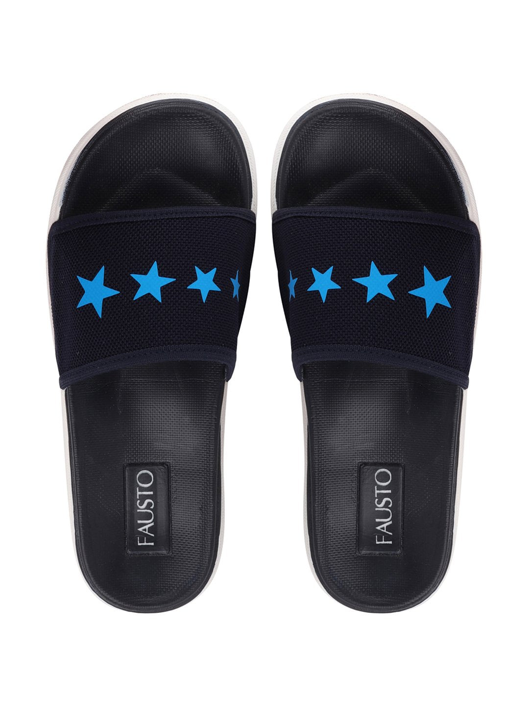 Navy Blue Men's Casual Slip-On Flip-Flops