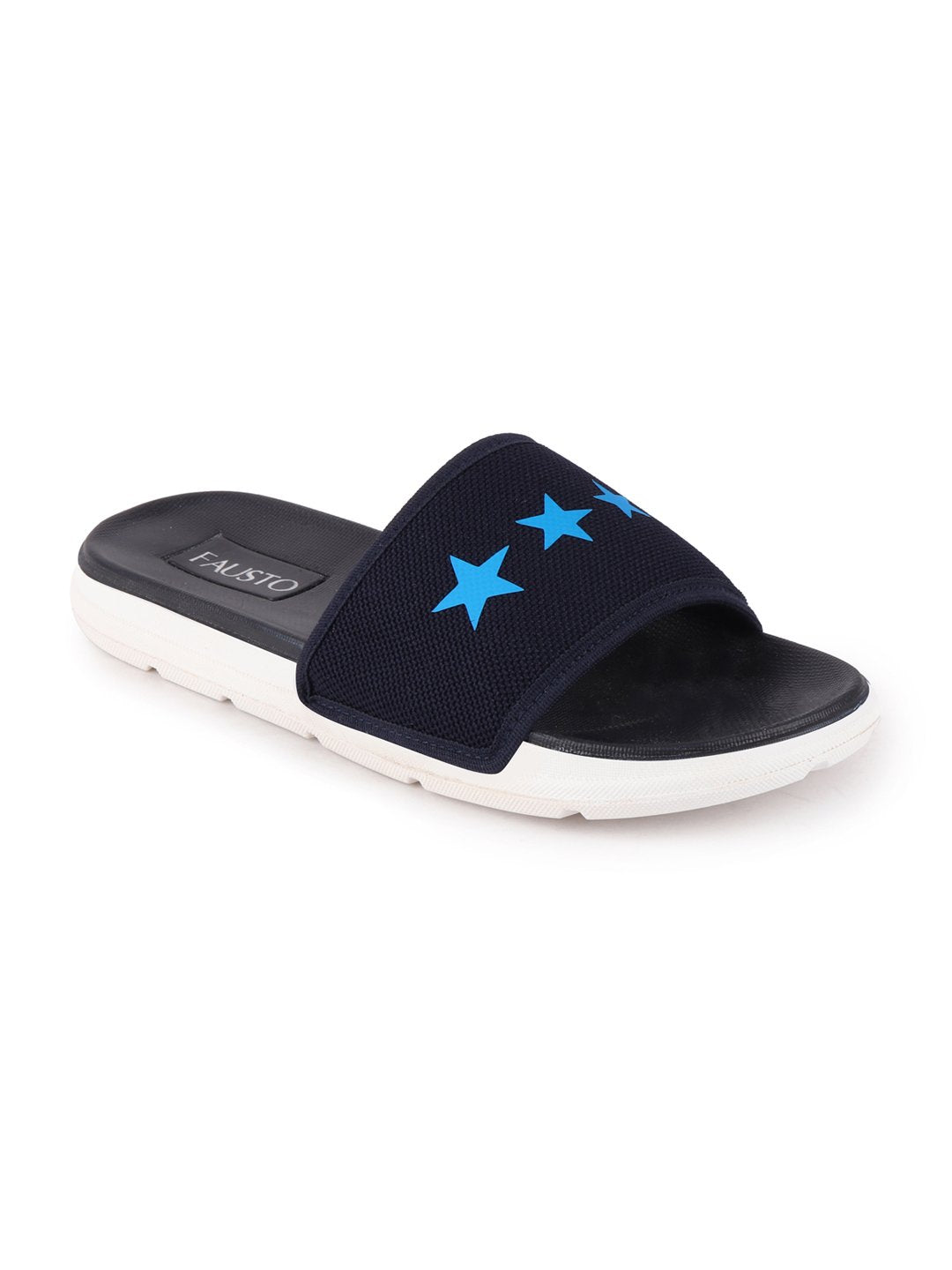 Navy Blue Men's Casual Slip-On Flip-Flops