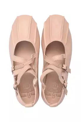 Obsession Leather Flats, Criss Cross Design