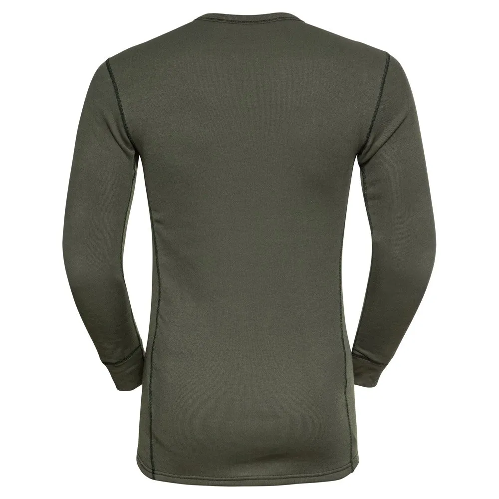 Odlo Active Warm Crew Neck LS Climbing Ivy Black - Pack of 2