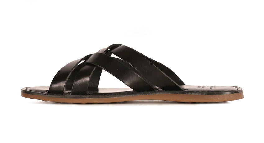 Oliver Sweeney Breguzzo Black Leather Sandals