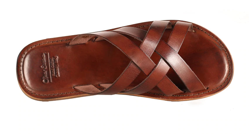 Oliver Sweeney Breguzzo Brown Leather Sandals