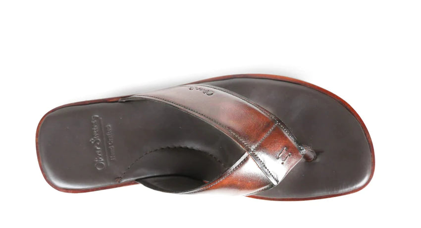 Oliver Sweeney Saltash Tan Leather Sandals.