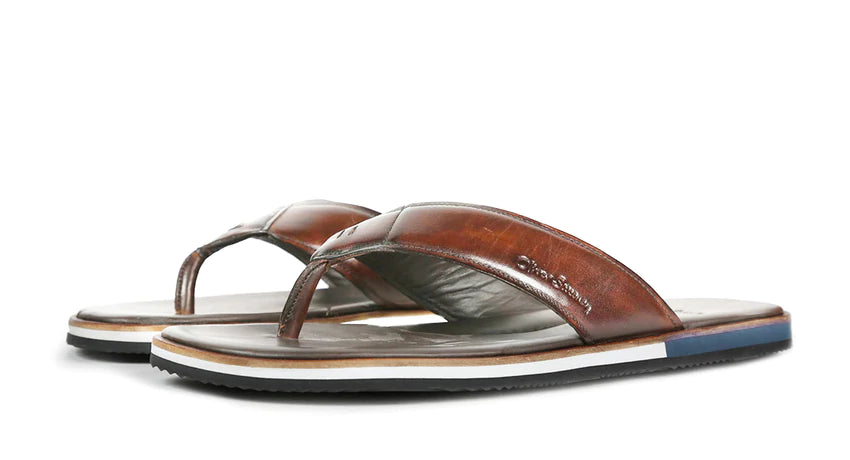 Oliver Sweeney Saltash Tan Leather Sandals.