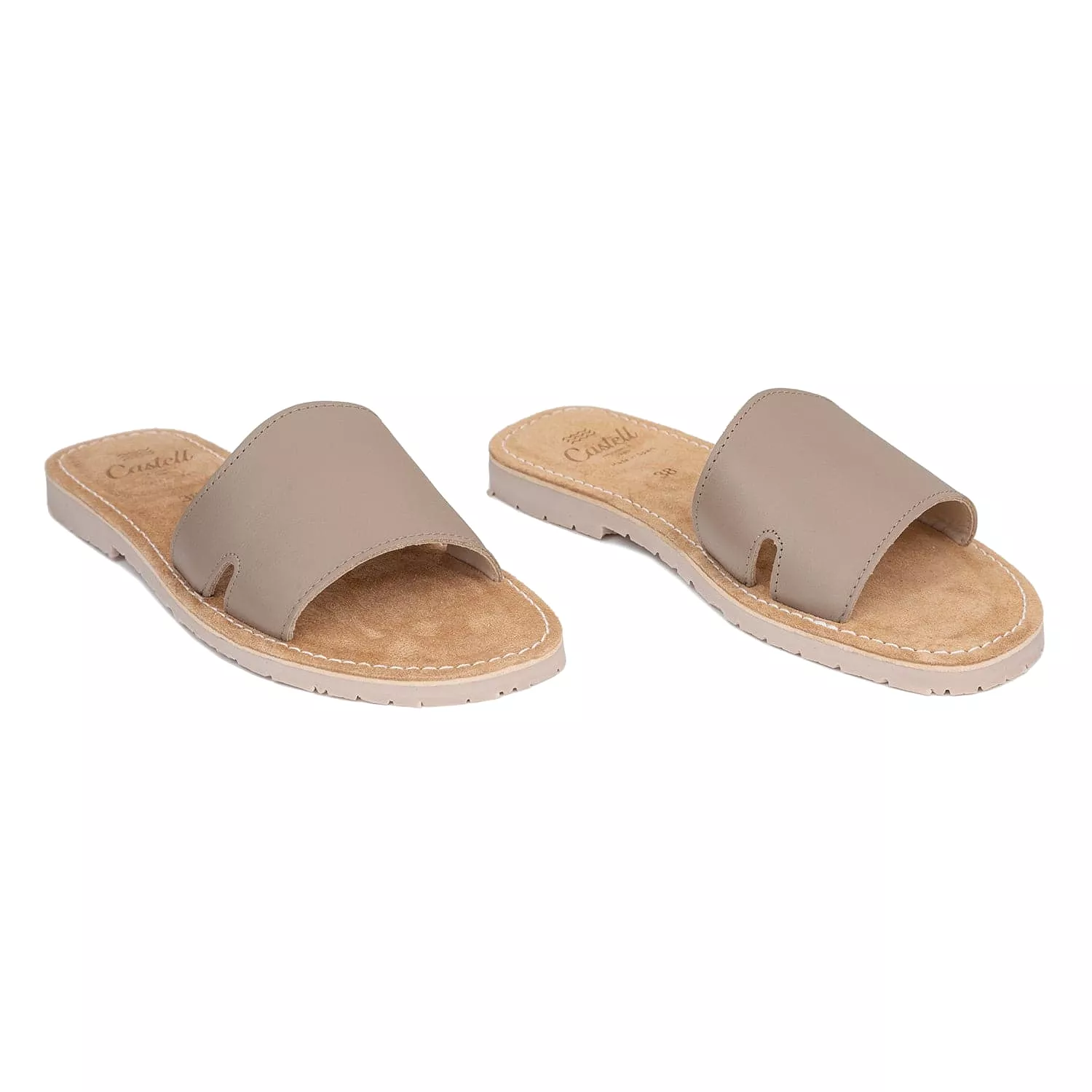 Open Toe Leather Menorcan Sandal - Shark ST 2360 2 A Ciervo - Women