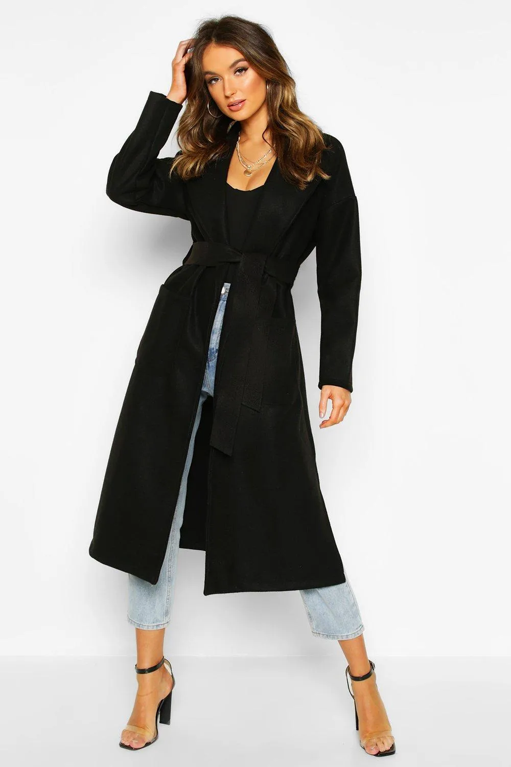 Oversized Robe Belted Coat