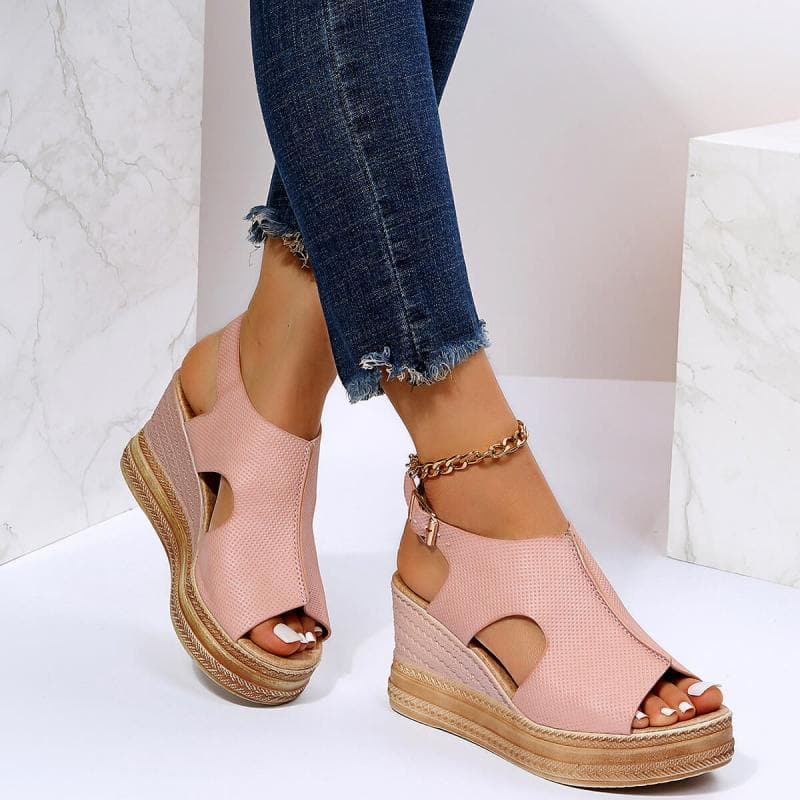 Peep Toe Wedge Sandals - Buy trendy wedge sandals online now