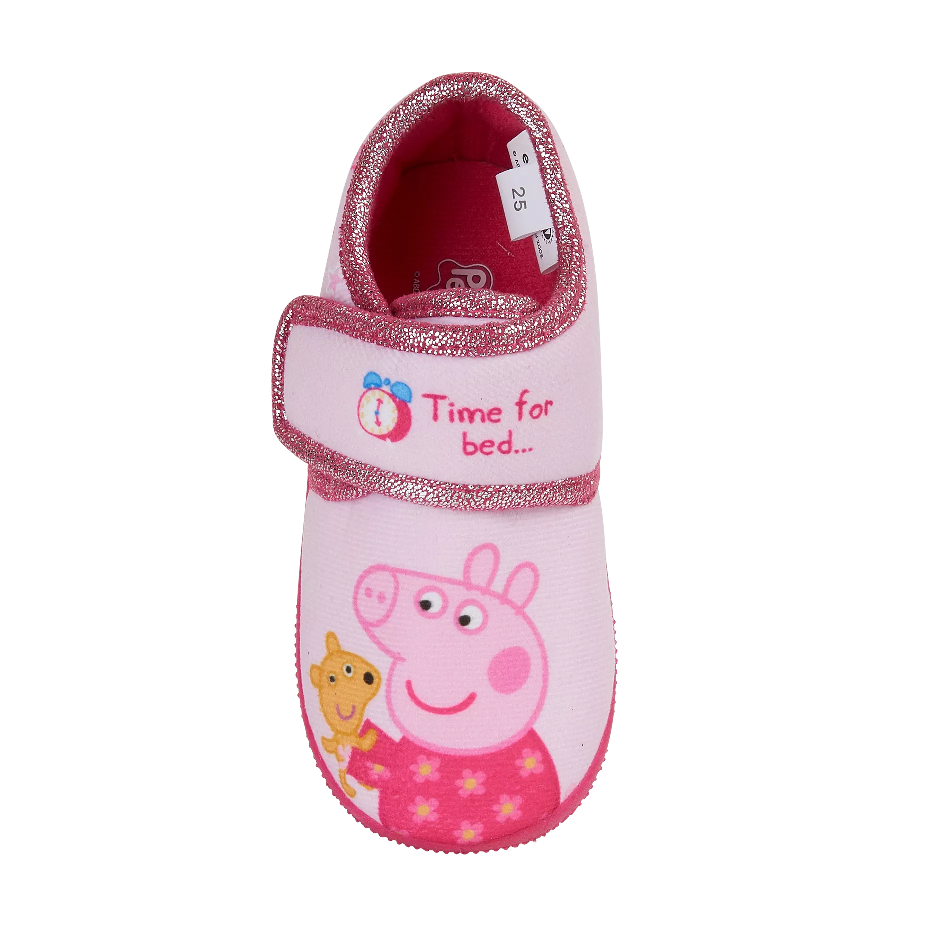 Peppa Pig George Bedroom Slippers for Kids, Pink/Blue, Girls/Boys, Childs/Childrens, Size 7-12.