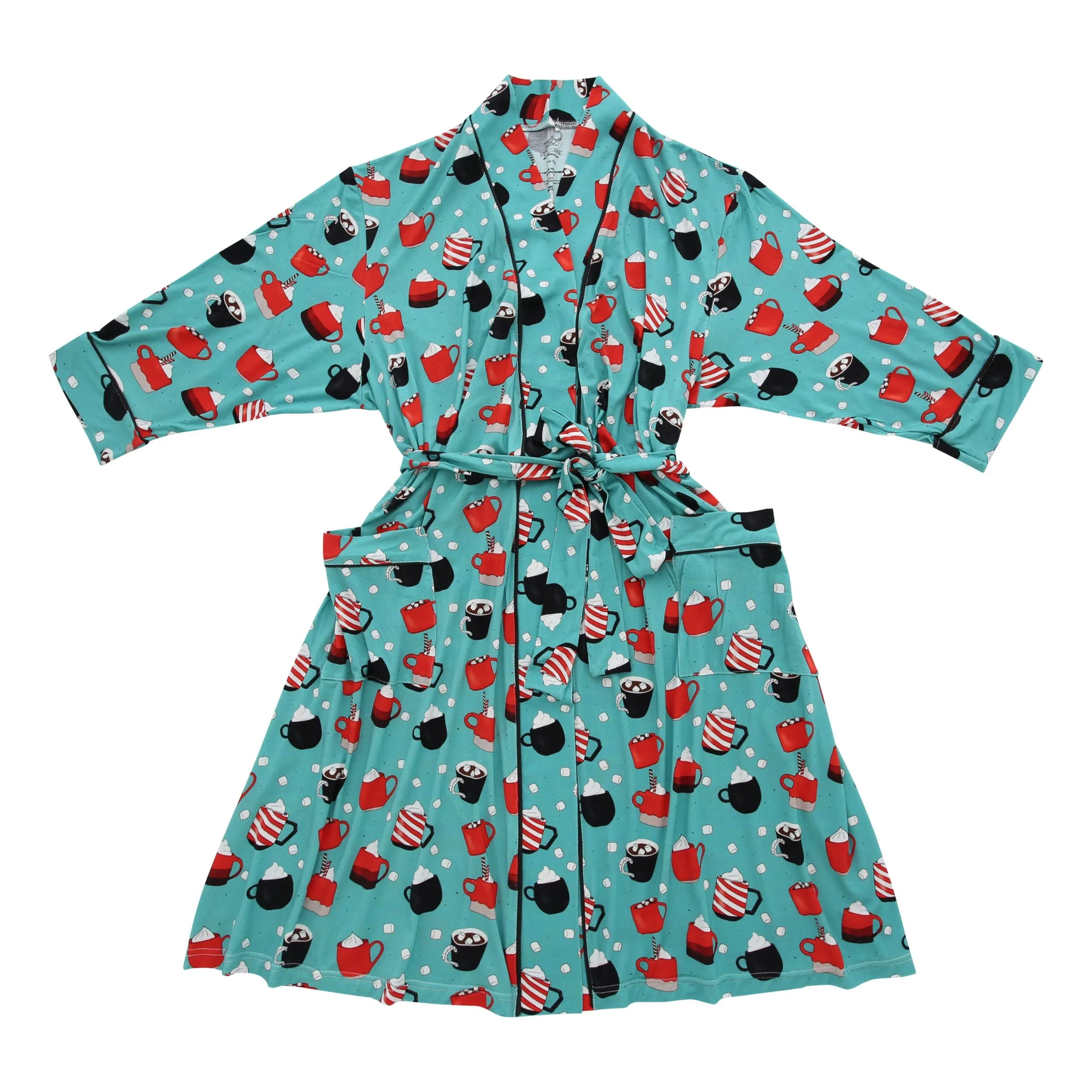 Peregrine Kidswear Christmas Cocoa Bamboo Adult Robe - FINAL SALE