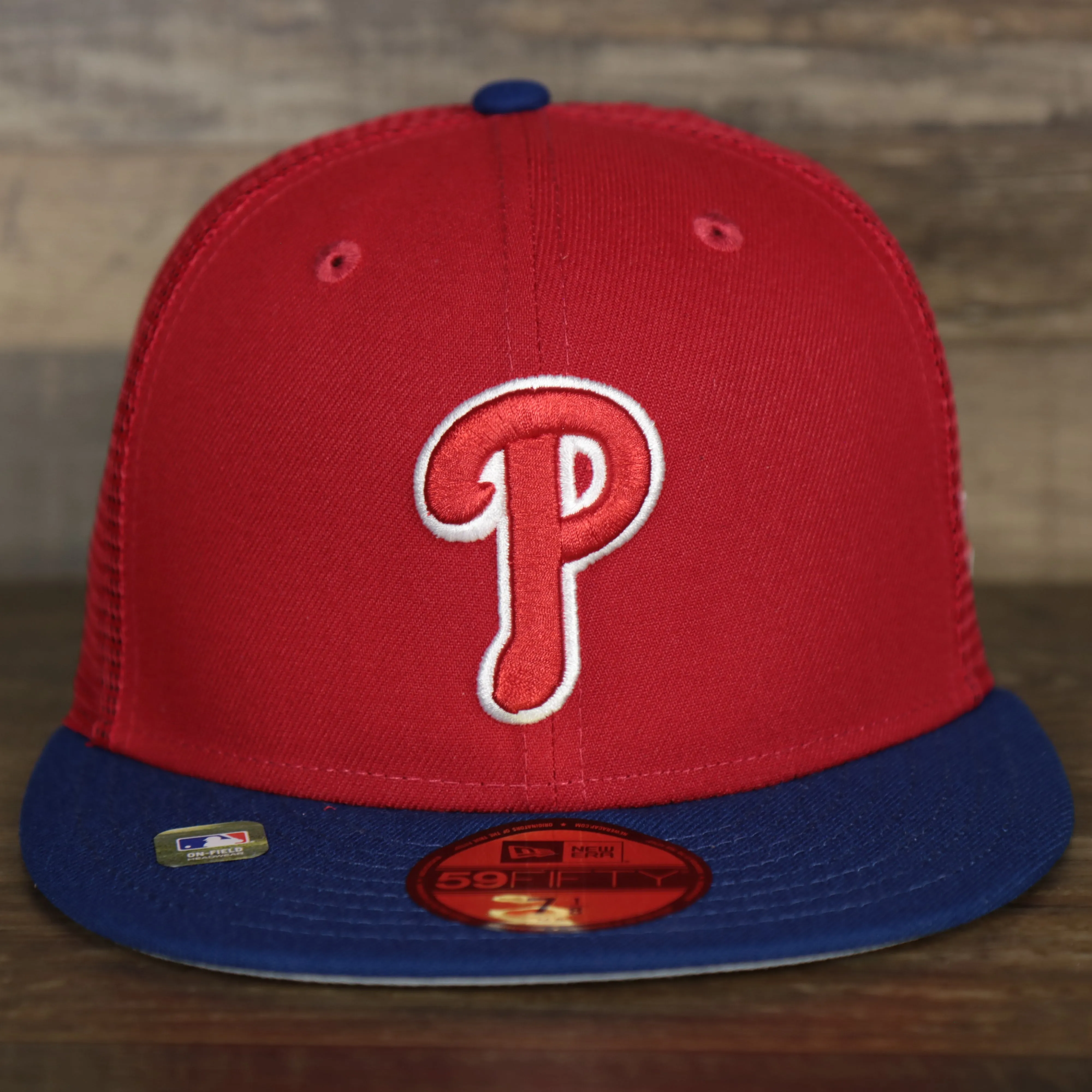 Philadelphia Phillies 2022 BP 59Fifty Trucker Hat - Red