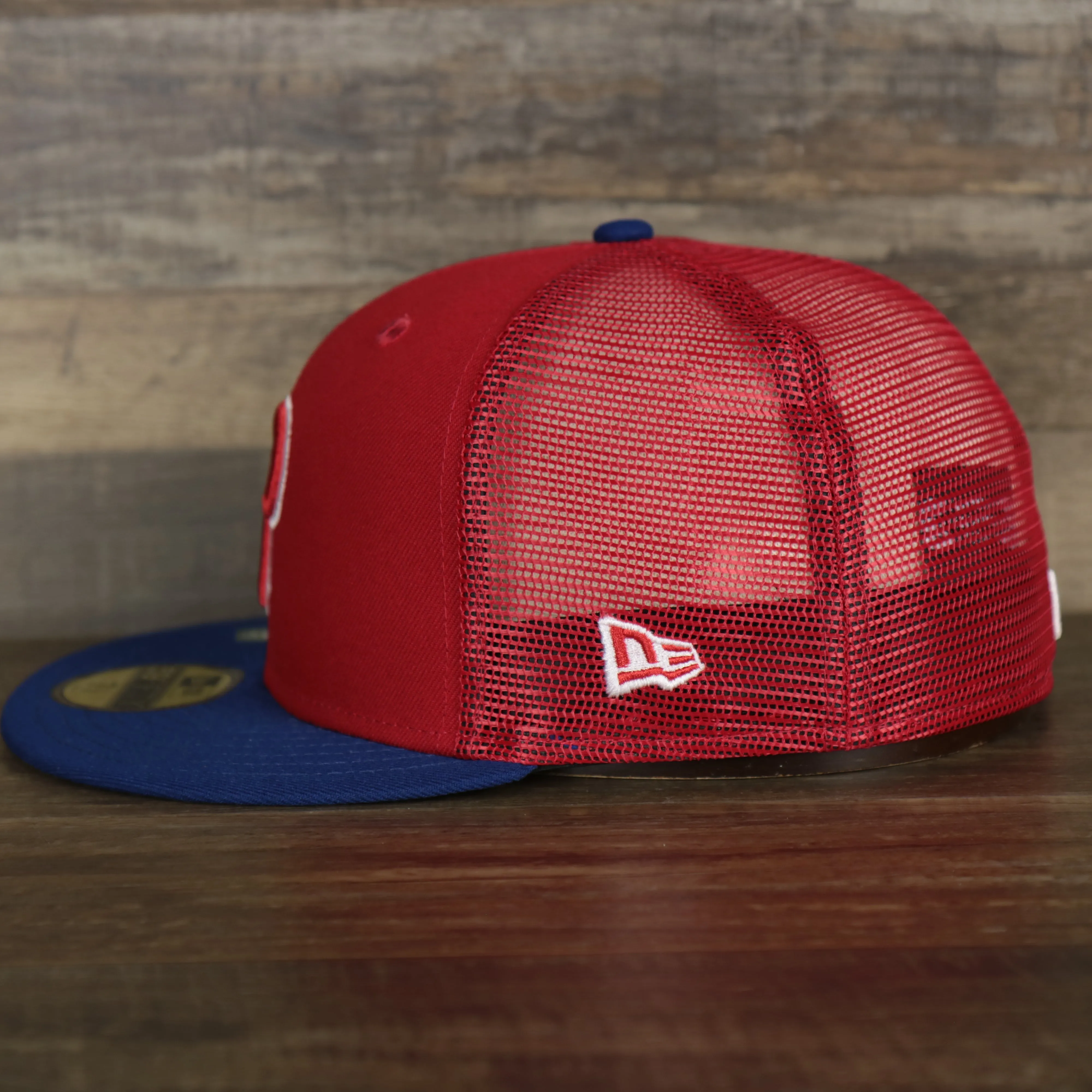 Philadelphia Phillies 2022 BP 59Fifty Trucker Hat - Red