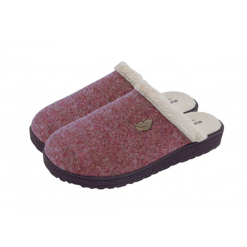 Pink Memory Foam Slippers Mule - Plumaflex R80000