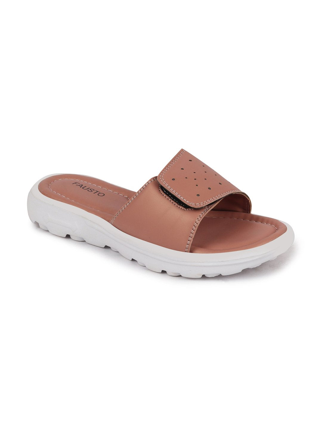 Pink Velcro Slippers & Flip Flops for Women